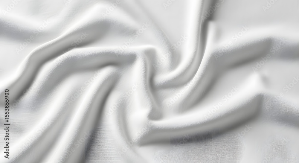 Obraz premium White Fabric Drape