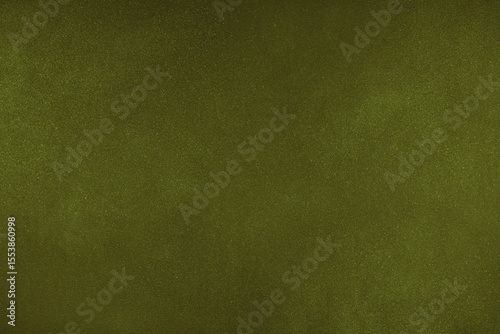 Abstract grungy texture background with different shades of dark matte khaki color. Painted canvas, concrete surface, studio backdrop, grainy textured effect