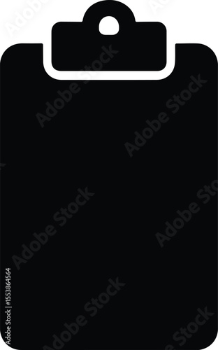 Video of black clipboard icon symbol vector design illustration
