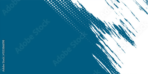 Dots halftone white end blue gradient color pattern grunge texture background. vector illustrator
