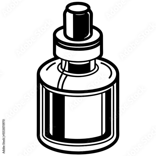 Aromatherapy Glass Bottle Illustration