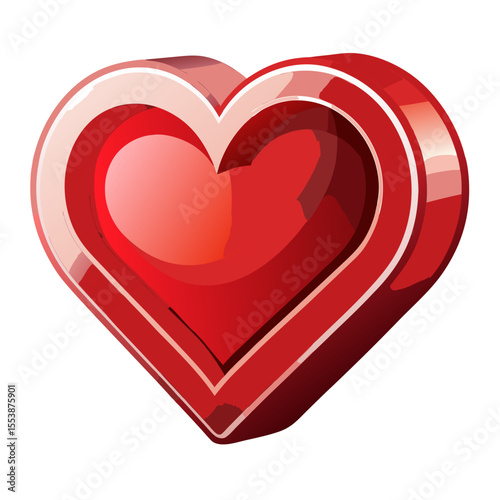 two red hearts