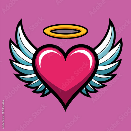 heart with wings