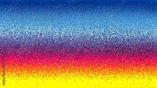 Vibrant Gradient of Blue to Yellow