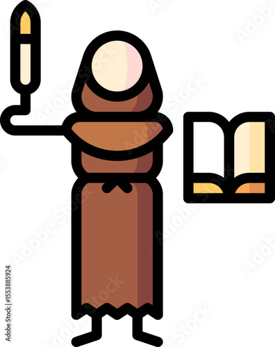 illuminator illustration on a white background        