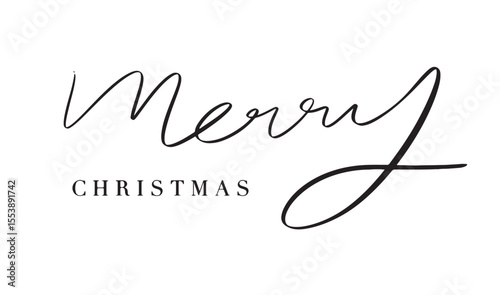 merry christmas xmas happy new year 2025 2026 2027 time calendar season winter merry christmas xmas text font calligraphy hand wrttien lettering script black color merry christmas xmas gift party 