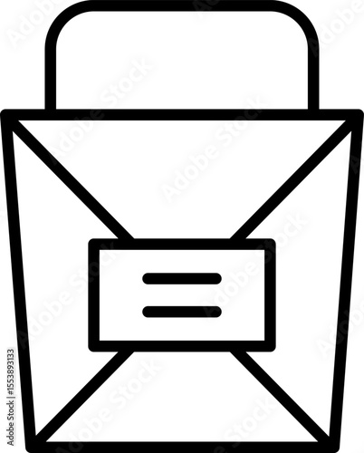 takeaway illustration on a white background        