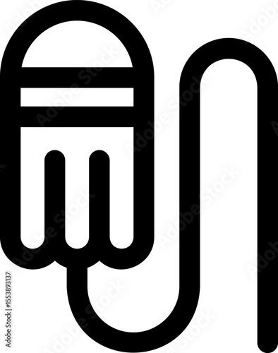 tampon illustration on a white background      