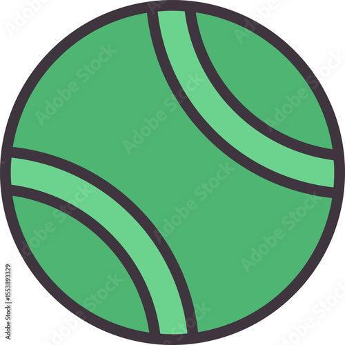 tennis illustration on a white background        