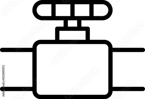 valve illustration on a white background        