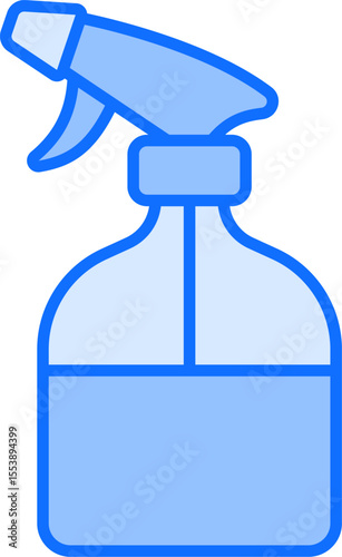 water spray illustration on a white background       