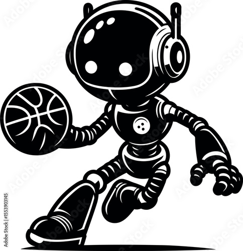Robotic player dominates court with smart moves