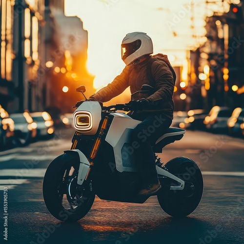 Electric Motorcycle Initiatives aimed at reducing urban pollution and offering clean transportation options through the adoption of electric motorcycles for commuting and short-distance travel