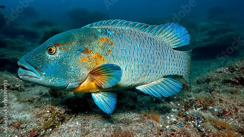 Colorful Fish Swimming in Ocean