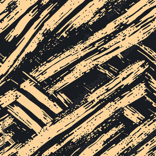 The modern eps10 ikat seamless pattern is versatile and can be used as a design element for cloth, curtains, textiles, wallpapers, and surface texture backgrounds