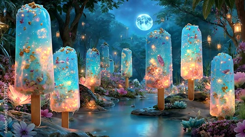 Magical Lakeside Popsicle Fantasy