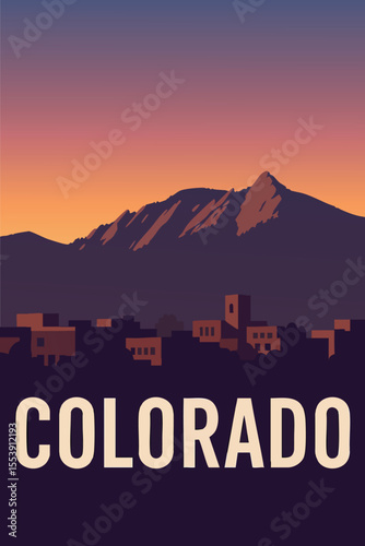 Wallpaper Mural Exploring Boulder's Vibrant City and Natural Beauty.eps Torontodigital.ca