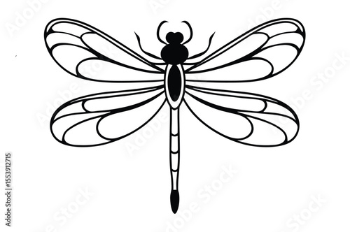 A delicate set of green dragonfly vector illustrations featuring isolated insects with intricate wings against a white background