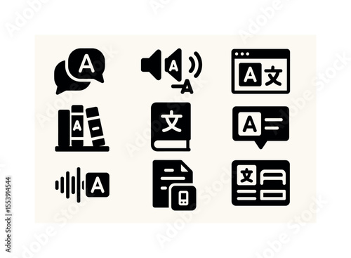 Fitness and exercise silhouette icon set. workout, training symbols collection