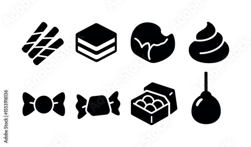 Camping and outdoor solid icon set. adventure, travel, hiking collection