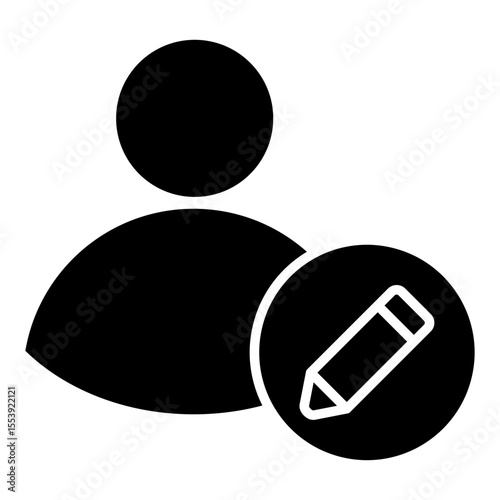 Edit Profile icon glyph
