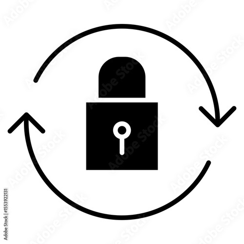 Password Reset icon glyph
