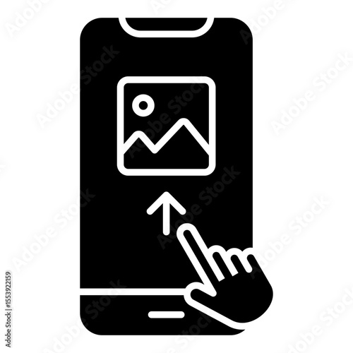 Upload Photo icon glyph
