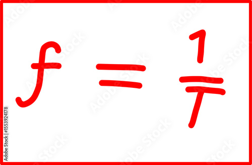 physics formula for wave frequency, vibration and waves