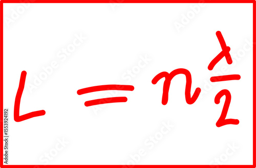 physics formula for open tube resonance, vibrations and waves