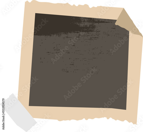 Grunge Photo Frame with Tape