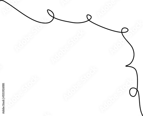 Hand Drawn Squiggly Line