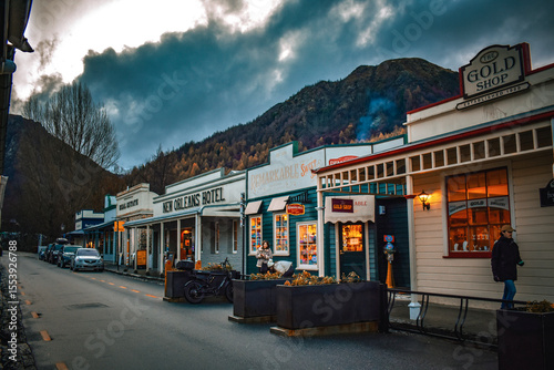 Tableau sur toile Arrowtown Queenstown New Zealand