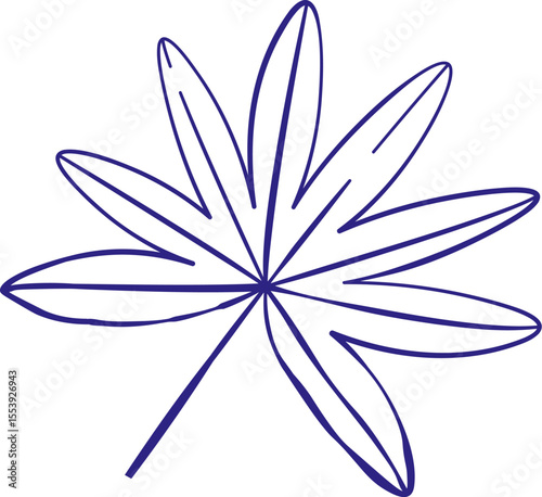 Tropical Leaf Sketch