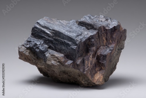 Natural graphite is a soft crystalline form of carbon occurring in metamorphic and igneous rocks