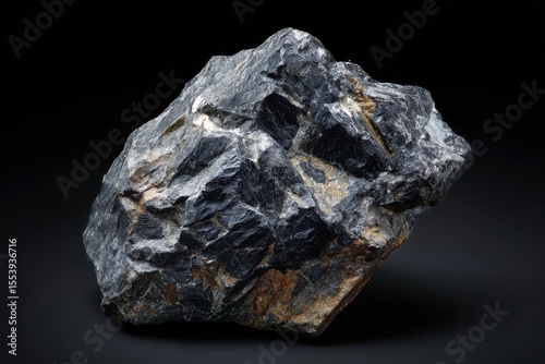 Molybdenite sample from mining operations it s a molybdenum disulfide mineral MoS2