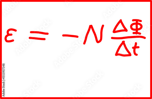 physics formulas for electromagnetic induction, electricity and magnetism