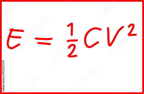 physics formula for capacitor energy, electricity and magnetism