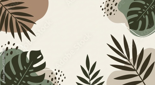 background with leaves
