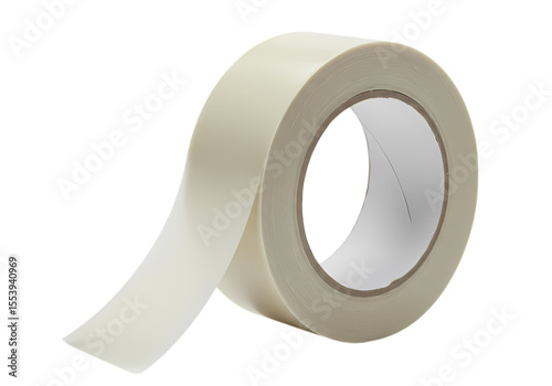 Roll of Cloth Tape isolated on transparent baackground