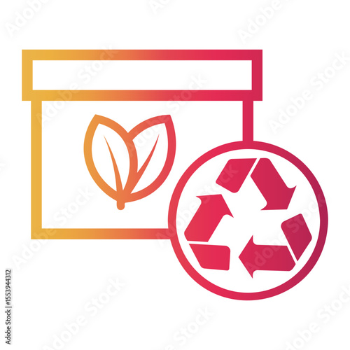 product Line Gradient Icon