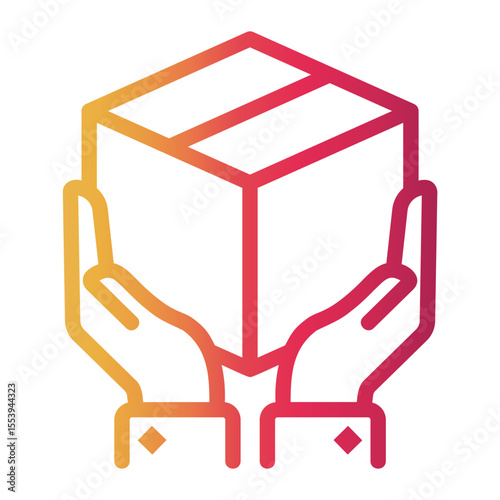 product Line Gradient Icon