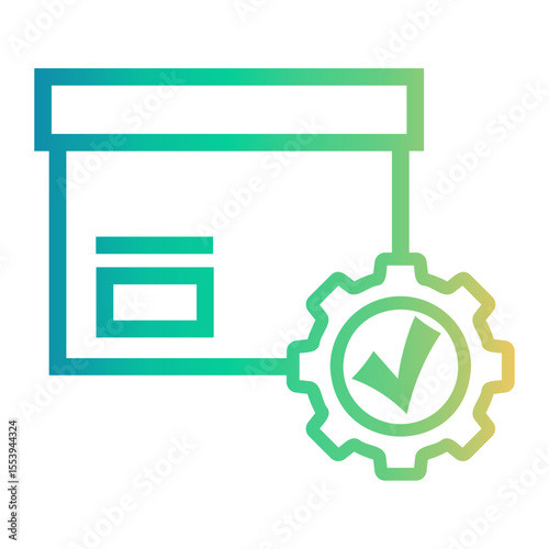 product Line Gradient Icon