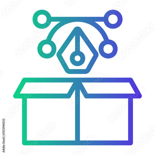 product Line Gradient Icon