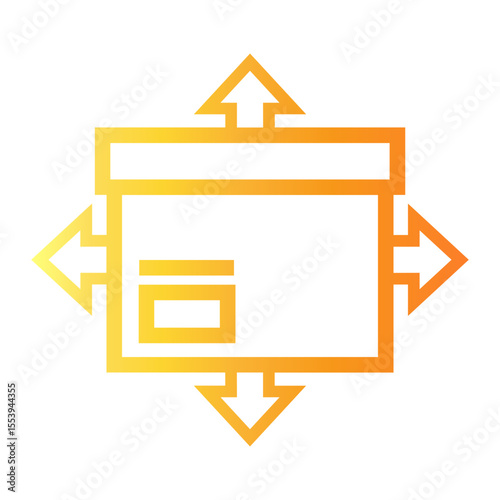 product Line Gradient Icon