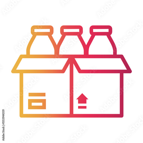 product Line Gradient Icon