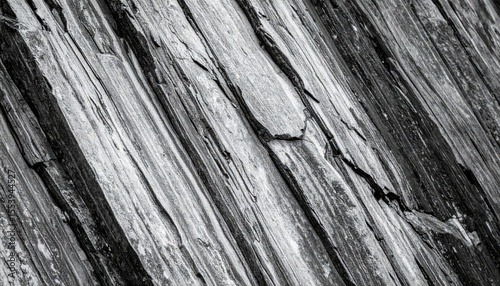 Close Up Black And White Rock Texture