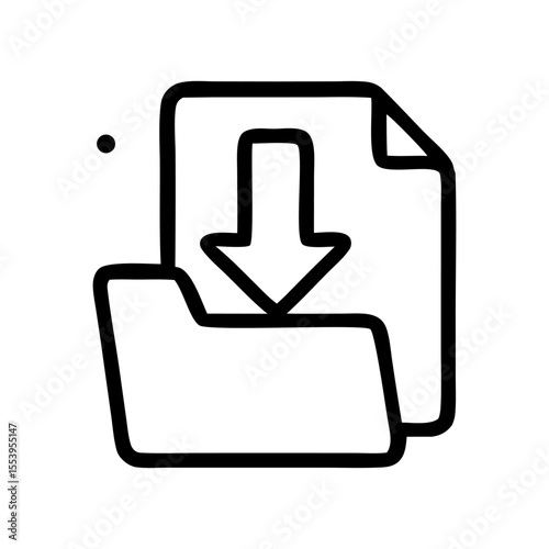 Document download into folder; file transfer; data storage; digital archiving.