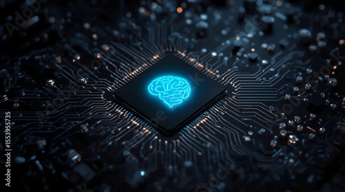 AI, Artificial Intelligence concept,3d rendering,conceptual image