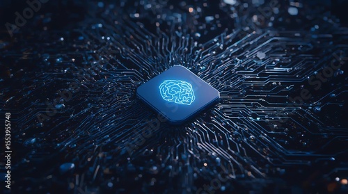 AI, Artificial Intelligence concept,3d rendering,conceptual image