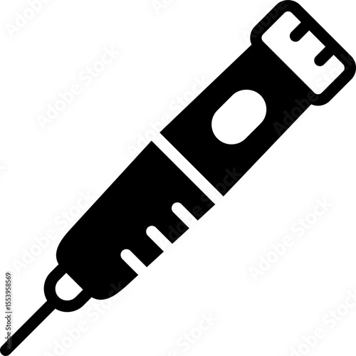 insulin icon illustration design with solid